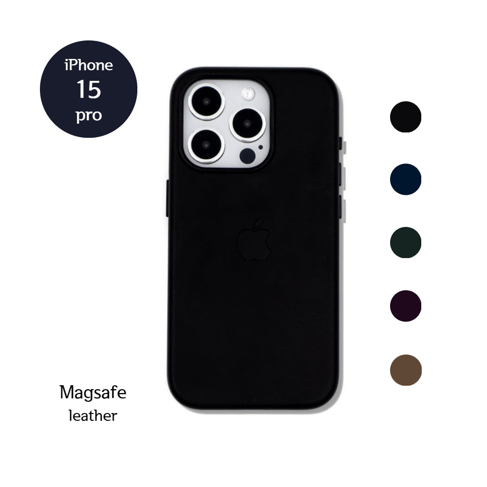 [iPhone 15 Pro] Magsafe Leather case